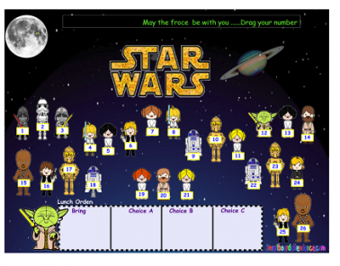 Star Wars Attendance With or Without Lunch Count